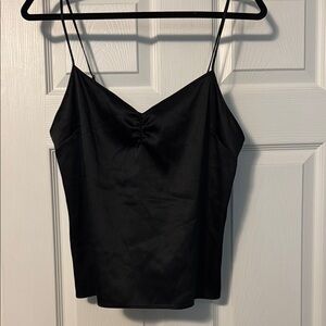 Elegant Black Spaghetti Strap Top